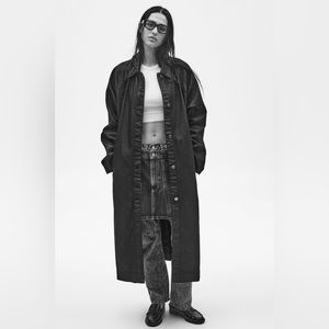 Zara Oversized Denim Trench size XS/S